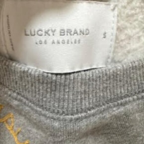 Lucky Brand Women's Long Sleeve Crew Neck Daisy Fresh Sweatshirt - Picture 3 of 14